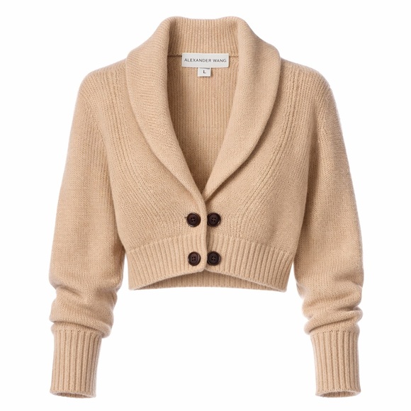 Alexander Wang Sweaters - Alexander Wang Cashmere Cropped Sweater Size L